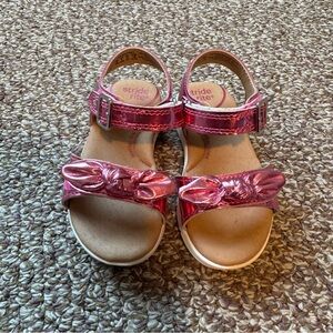 Stride Rite Pink Sandals with Bow Details